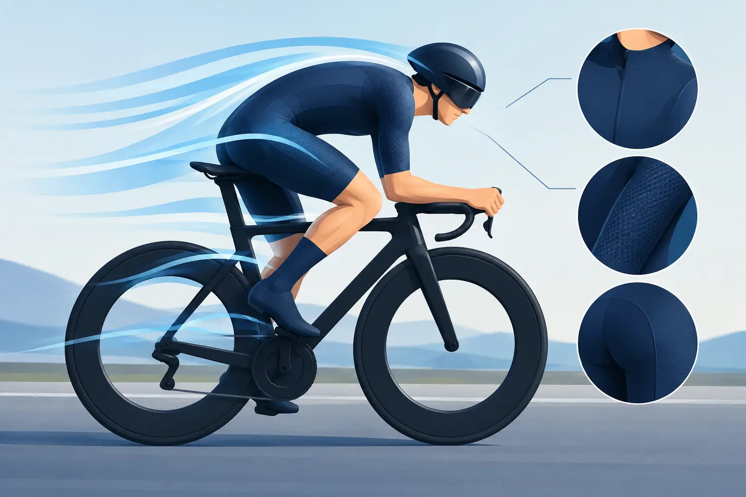 How an Aero Cycling Skinsuit Earns Its Speed